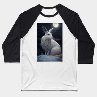 white hare 5 Baseball T-Shirt
